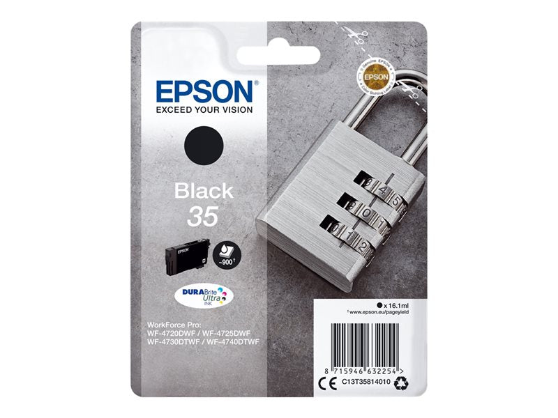 Epson T3581 (35) Negro Cartucho de Tinta Original - C13T35814010