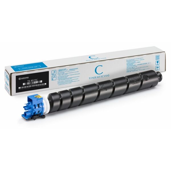 Kyocera TK8515 Cyan Cartucho de Toner Original - 1T02NDCNL1/1T02NDCNL0/TK8515C