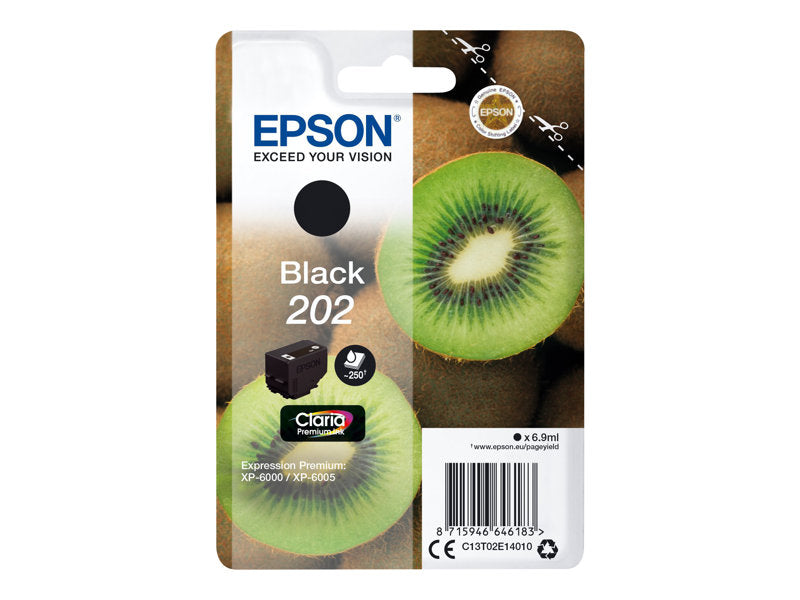 Epson 202 Negro Cartucho de Tinta Original - C13T02E14010