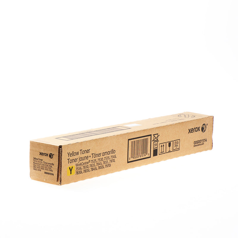 Xerox WorkCentre 7525/7535/7545/7830 Amarillo Cartucho de Toner Original - 006R01514