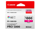 Canon PFI1000 Magenta Cartucho de Tinta Original - PFI1000M/0548C001