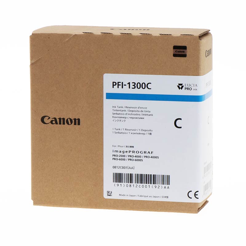 Canon PFI1300C Cian Cartucho de Tinta Original