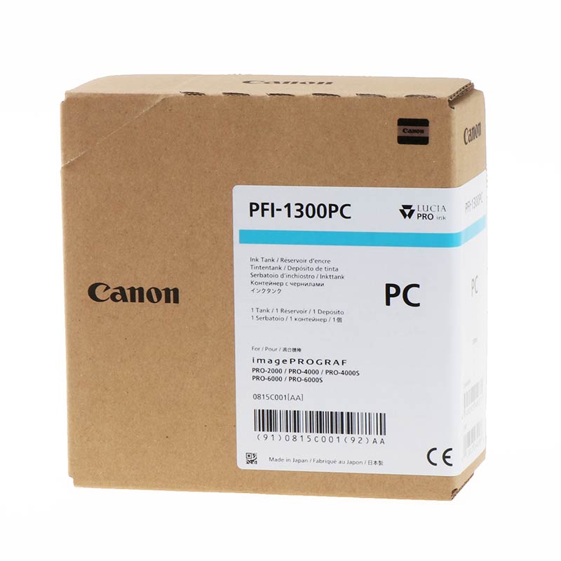 Canon PFI1300PC Cian Foto Cartucho de Tinta Original