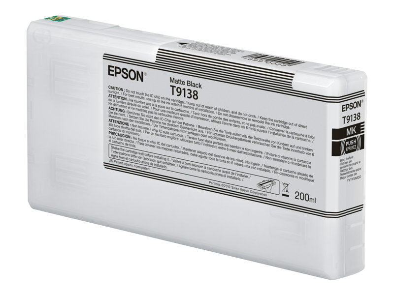 Epson T913800 Negro Mate Cartucho de Tinta Original - C13T913800