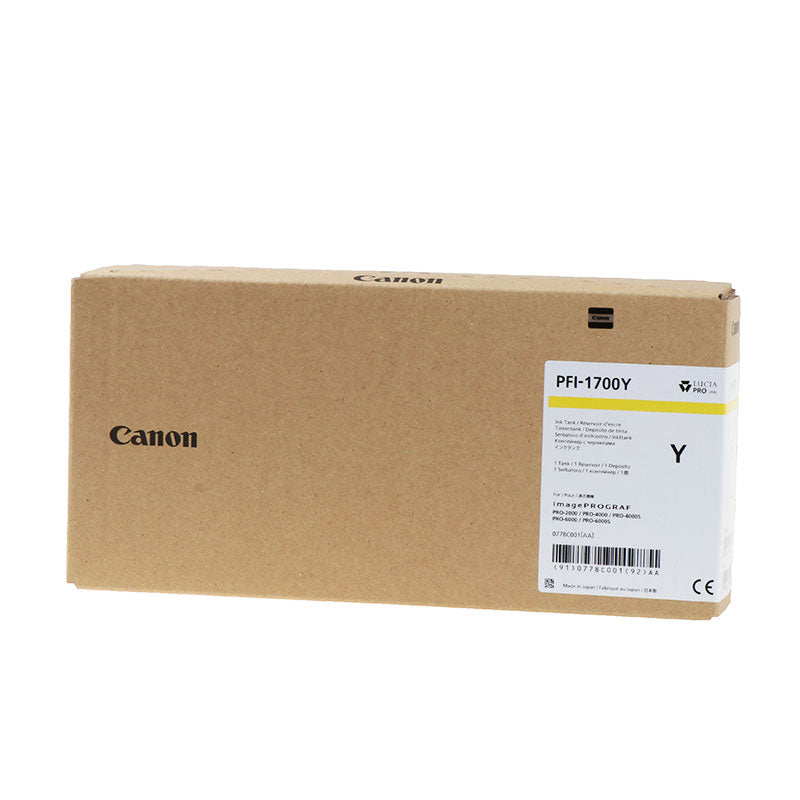 Canon PFI1700Y Amarillo Cartucho de Tinta Original