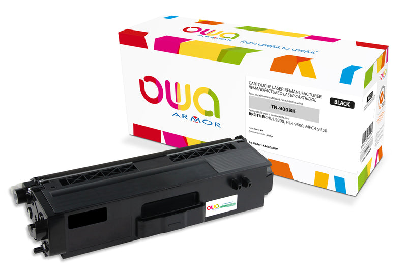 Armor Owa TN900BK Negro Cartucho de Tóner Compatible Premium Brother