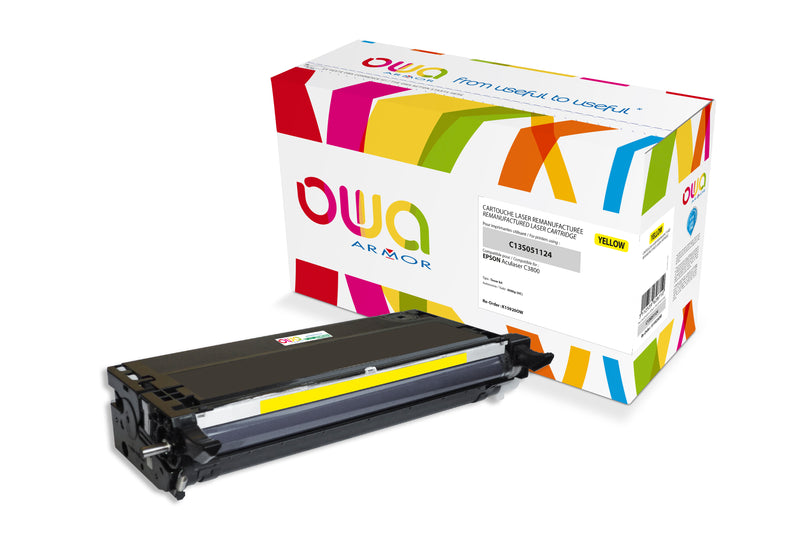 Armor Owa S051124 Amarillo Cartucho de Tóner Compatible Premium Epson