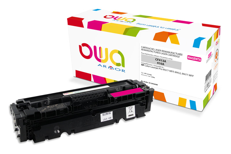 Armor Owa 410A CF413A Magenta Tóner Compatible Premium HP