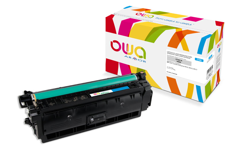 Armor Owa 508A CF361A Cian Cartucho de Tóner Compatible Premium Hp