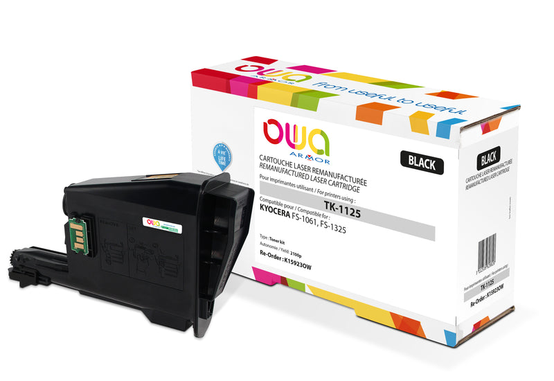Armor Owa TK1125 Negro Cartucho de Tóner Compatible Premium Kyocera