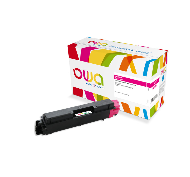 Armor Owa TK5140M Magenta Cartucho de Tóner Compatible Premium Kyocera