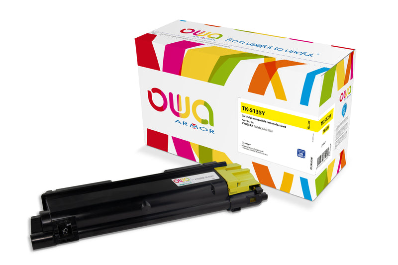 Armor Owa TK5135Y Amarillo Cartucho de Tóner Compatible Premium Kyocera