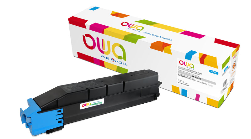 Armor Owa TK8305C Cian Cartucho de Tóner Compatible Premium Kyocera