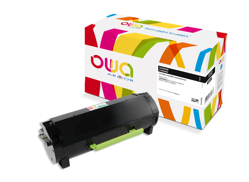 Armor Owa 51B2H00 Negro Cartucho de Tóner Compatible Premium Lexmark