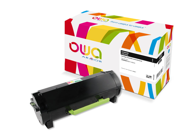 Armor Owa 53B2H00 Negro Cartucho de Tóner Compatible Premium Lexmark