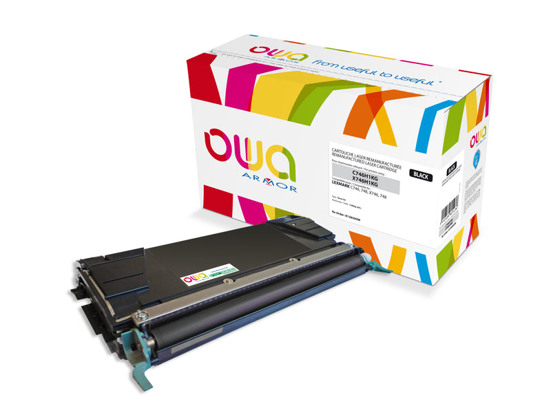 Armor Owa C746H1KG Negro Cartucho de Tóner Compatible Premium Lexmark