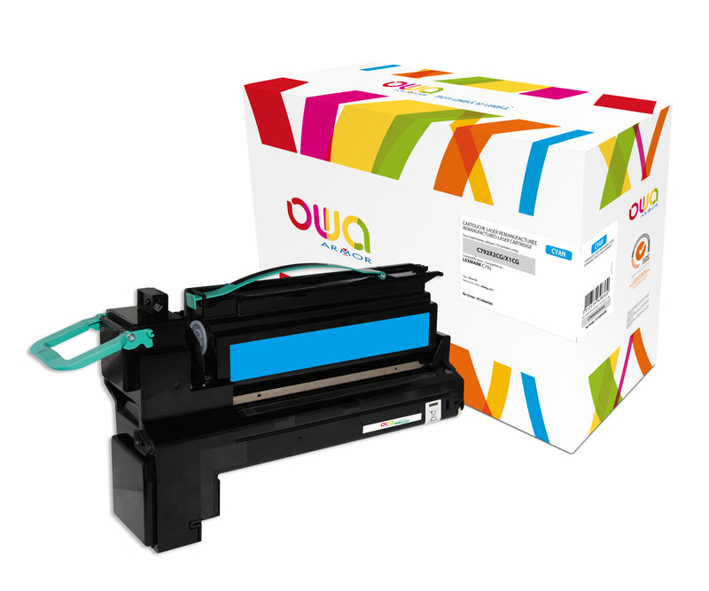 Armor Owa C792X2CG Cian Cartucho de Tóner Compatible Premium Lexmark