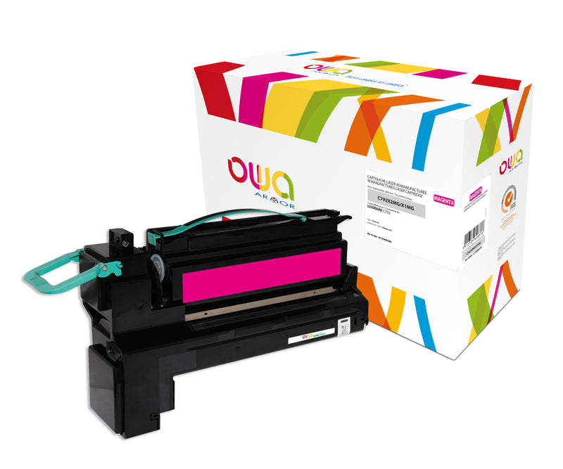 Armor Owa C792X2MG Magenta Cartucho de Tóner Compatible Premium Lexmark