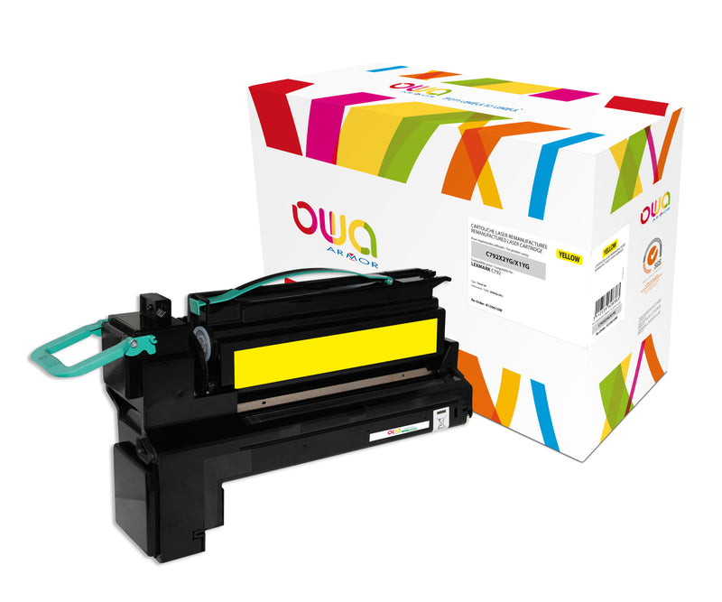 Armor Owa C792X2YG Amarillo Cartucho de Tóner Compatible Premium Lexmark