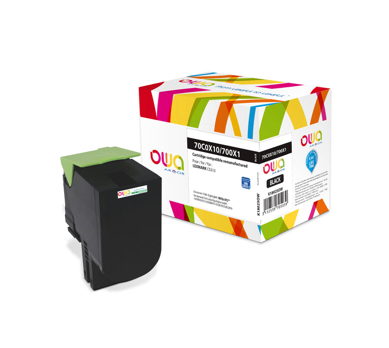 Armor Owa 70C0X10 Negro Cartucho de Tóner Compatible Premium Lexmark
