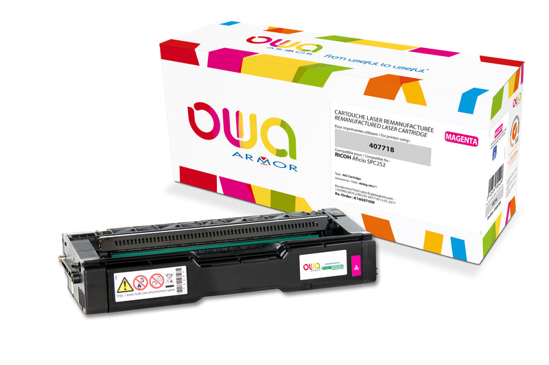 Armor Owa 407718 Magenta Cartucho de Tóner Compatible Premium Ricoh