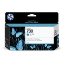 HP 730 Cyan Cartucho de Tinta Original - P2V62A