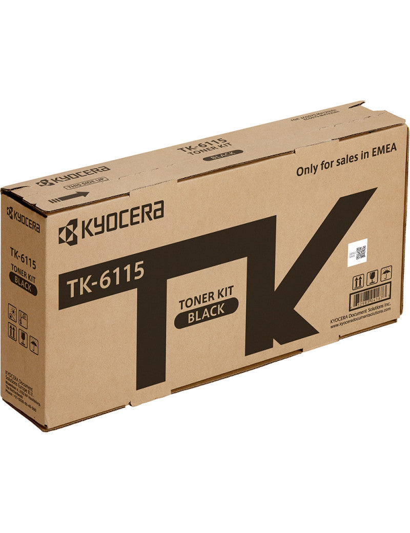 Kyocera TK6115 Negro Cartucho de Toner Original - 1T02P10NL0