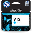 HP 912 Cyan Cartucho de Tinta Original - 3YL77AE