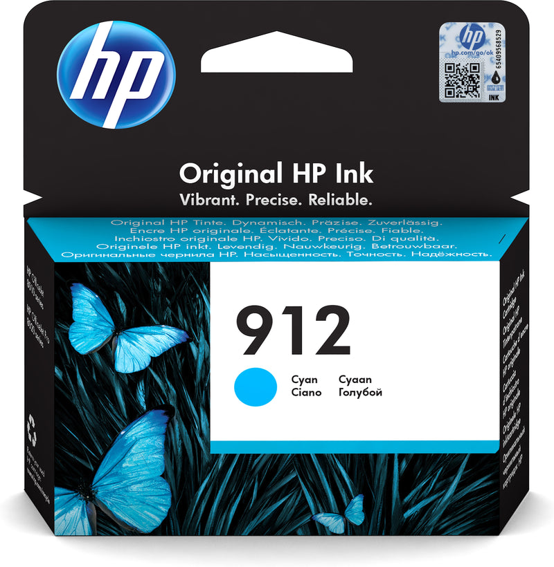 HP 912 Cyan Cartucho de Tinta Original - 3YL77AE