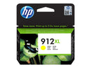 HP 912XL Amarillo Cartucho de Tinta Original - 3YL83AE