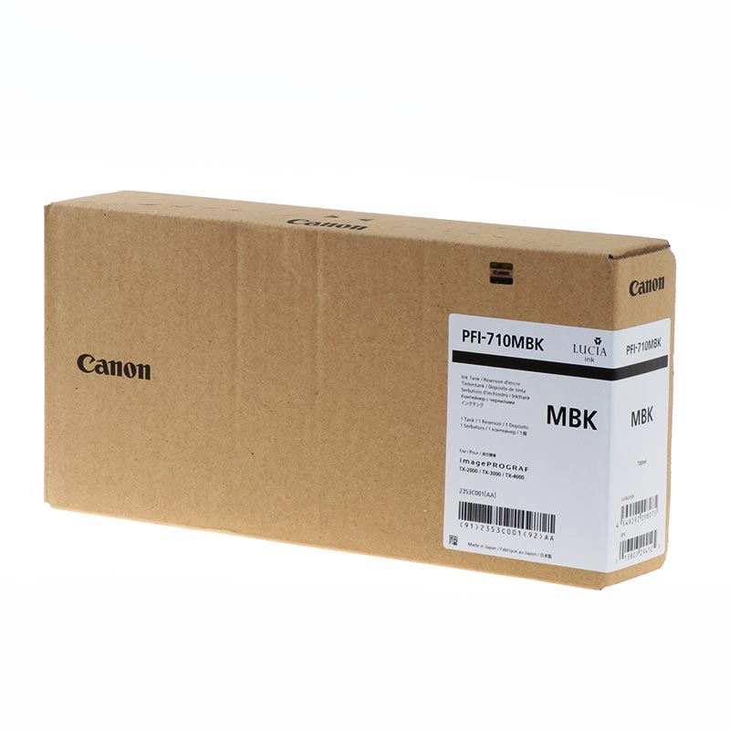 Canon PFI-710MBK Negro Mate Cartucho de Tinta Original - 2353C001