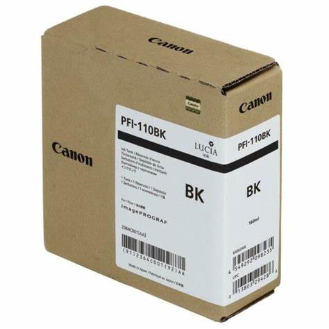 Canon PFI110 Negro Cartucho de Tinta Original - 2364C001