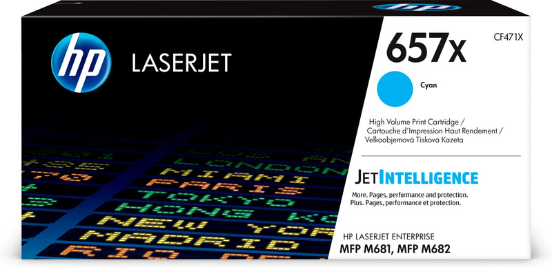 HP CF471X Cyan Cartucho de Toner Original - 657X