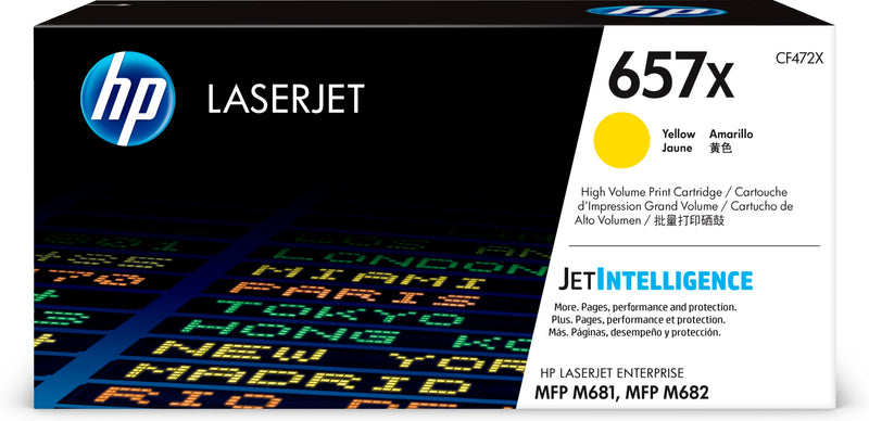 HP CF472X Amarillo Cartucho de Toner Original - 657X