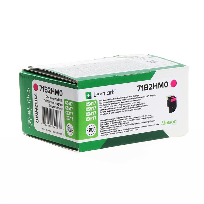 Lexmark CS417/CX417/CS517/CX517 Magenta Cartucho de Toner Original - 71B2HM0/71B0H30