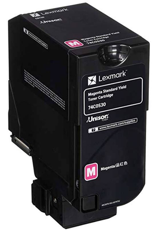 Lexmark 74C0S30 Magenta Cartucho de Tóner Original