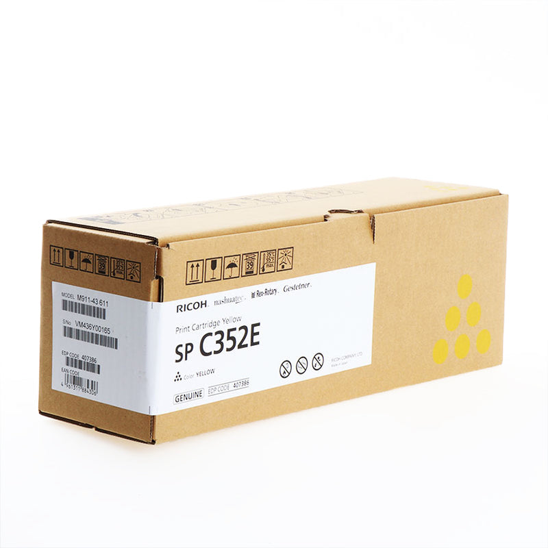 Ricoh SP C352E Amarillo Cartucho de Toner Original - 408218/SP C352E
