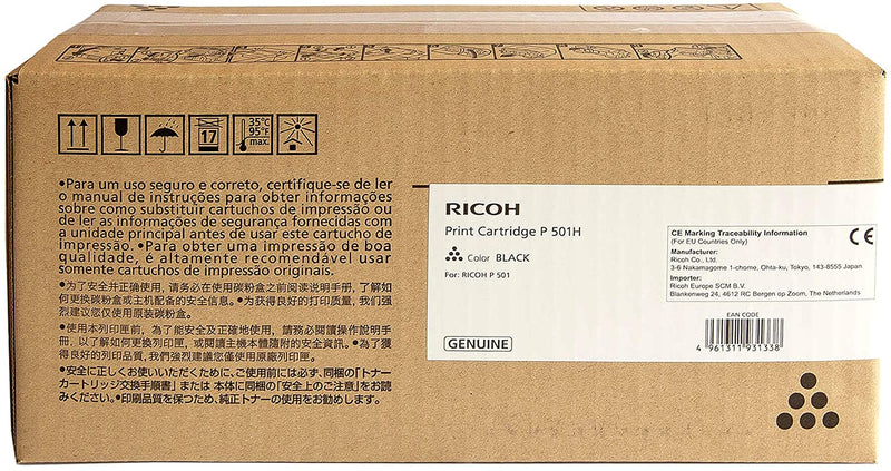 Ricoh P 501H P 501 Negro Cartucho de Toner Original - 419084
