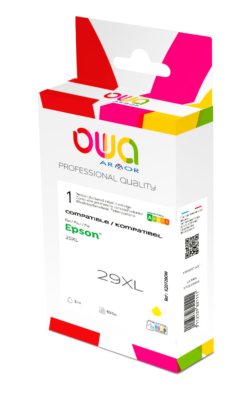 Armor Owa 29XL T299440 Amarillo Tinta Compatible Premium Epson