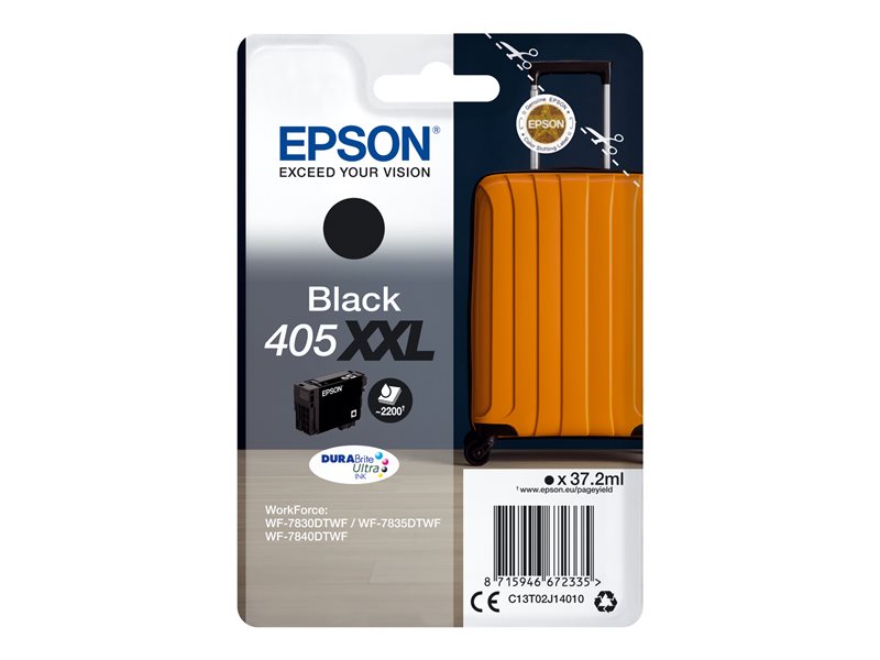 Epson 405XXL Negro Cartucho de Tinta Original - C13T02J14010