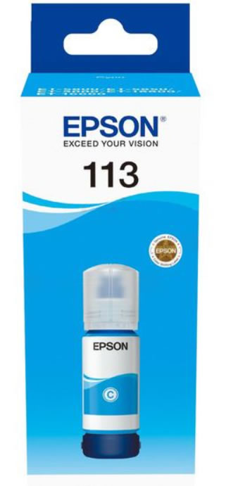 Epson 113 Cyan Botella de Tinta Pigmentada Original - C13T06B240