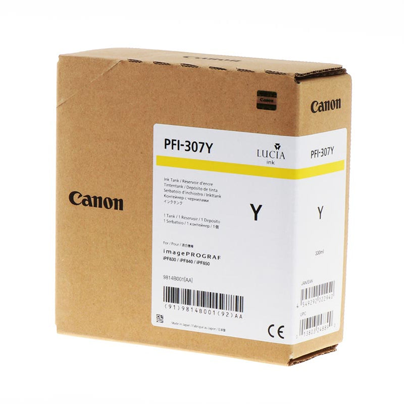 Canon PFI307Y Amarillo Cartucho de Tinta Original