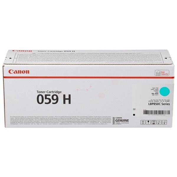 Canon 059H Cyan Cartucho de Toner Original - 3626C001