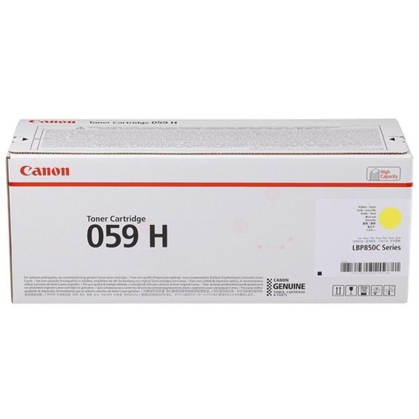 Canon 059H Amarillo Cartucho de Toner Original - 3624C001