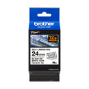 Brother TZESL251 Texto Negro fondo Blanco Cinta Original