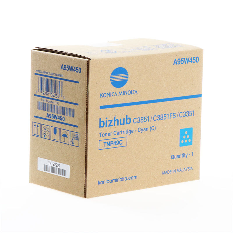 Konica Minolta TNP49 Cyan Cartucho de Toner Original - TNP49C/A95W450