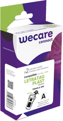 Armor Owa S0721530 Texto Negro fondo Transparente Cinta Compatible Premium Dymo Pack de 2 ud