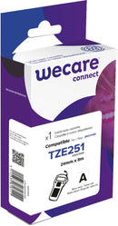 Armor Wecare TZE251 Texto Negro fondo Blanco Cinta adhesiva Compatible Premium Brother
