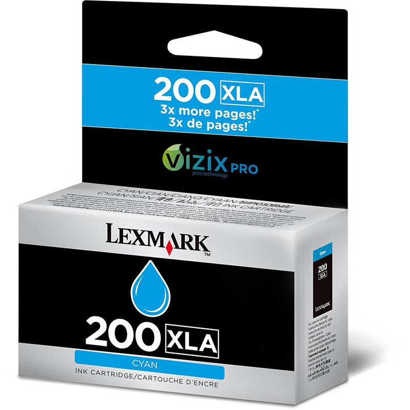 Lexmark 200CXLA 14L0198 Cian Cartucho de Tinta Original