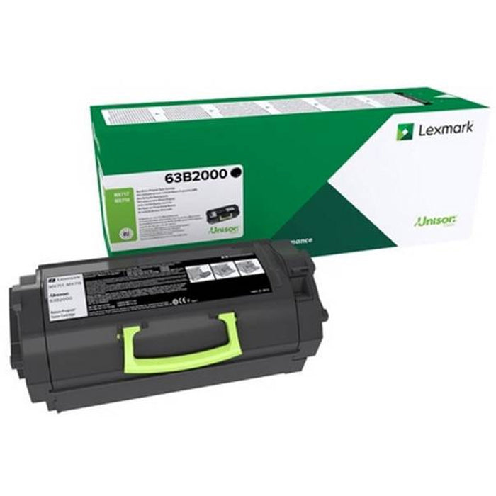 Lexmark 63B2000 Negro Cartucho de Tóner Original